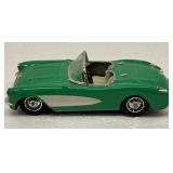 Luxe Friction 1957 Turquoise Chevy Corvette Car