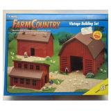 NIB ERTL Farm Country Vintage Building Toy Set