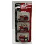 NIP ERTL Case IH Farmall Historical Tractor Set