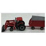 Case IH MX100 Loader Tractor W/Silage Wagon