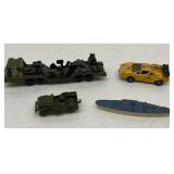 Lot of 4 Toys-Matchbox Lesney Transporter-Lambo-