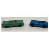 (2) Tootsie Toy Cars-Oldsmobile 88-Austin Roadster