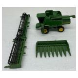 Clean John Deere 9510 Toy Combine With 3 Heads