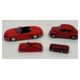 Lot of 4-Mustang Mach III-Volkswagen-Renwal-Hotwhe