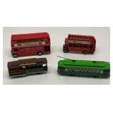 Lot of 4-Corgi London Standard-Lesney Yesteryear