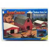 NIB ERTL Farm Country Deluxe Farm Set 229 Pieces