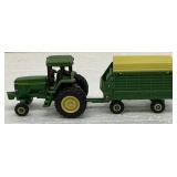 ERTL John Deere 7800 Toy Tractor W/Silage Wagon