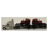Nice ERTL JI Case Tractor Trailer Hauling Set 5130