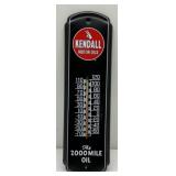 Very Nice Kendall Motor Oils Metal Thermometer