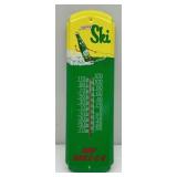 Very Nice Drink Ski Kee-e-e Pop Metal Thermometer