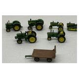 Lot of 7 JD Toys-D-630-430-420-2510-6400-Wagon