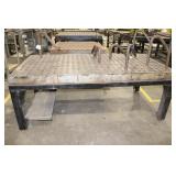42' x 7' x 4' Welding Table