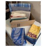 ASSTD TABLE LINENS, TABLE COVERS, NAPKINS