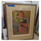 SIGNED & NUMBERED FRAMED LITHOGRAPH BY LEBADANG