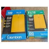 OFFICE SUPPLIES#18 MAILING ENVELOPES, 9X12 & 10X13