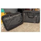 2 PC SAMSONITE COMPUTER BAG W/LUGGAGE HANDLE PASS