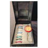 LA MARQUE QUARTZ BRACELET WATCH W/INTERCHANGEABLE