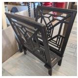 CAST IRON MAGAZINE RACK