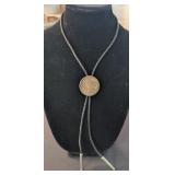 1921 MORGAN SILVER DOLLAR BOLO TIE #2