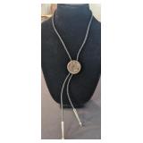 1921 MORGAN SILVER DOLLAR BOLO TIE #1