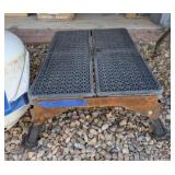 METAL & PLASTIC PORTABLE STEP