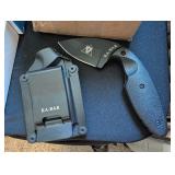 KA-BAR KNIFE W/BELT CLIP
