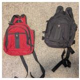 VICTORINOX 2 PC MINI BACKPACKS, MULTI POCKETS