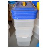 3 PC STERILITE STORAGE CONTAINERS  #7, 14X9X12