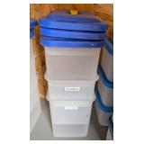 3 PC STERILITE STORAGE CONTAINERS  #6, 14X9X12