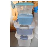 4 PC STERILITE STORAGE CONTAINERS  #9