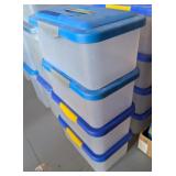 4PC STERILITE STORAGE CONTAINERS  #2, 14X9X7