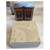 3 PC CIGAR BOXES #8, SANTA CLARA-DIAMOND SERIES &