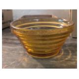 BLENKO YELLOW BEEHIVE BOWL