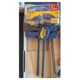 IRWIN QUICK GRIP MIN BAR CLAMPS, 6'-NIP