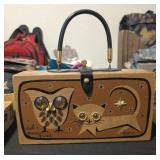 THE ORIGINAL WOOD BOX BAG BY COLLINS OF TEXAS