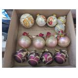 ASSTD ORNATE GLASS ORNAMENTS, OTHER