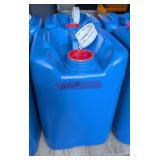 2PC BLUE 5-GAL PLASTIC WATER STORAGE CONTAINERS #2