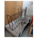 4 PC HOLDERS, MUGS, PAPER TOWEL, DRYER RACK, OTHER