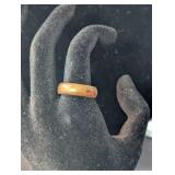 VTG/ANTQ BRASS TONE WEDDING BAND, SZ 9