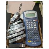 BROTHER HANDHELD P-TOUCH LABELER W/CARTRIDGES