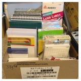 ASSTD OFFICE SUPPLIES #12, STENO PADS, NOTE PADS,