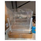 CLEAR ACRYLIC BIRD CAGE
