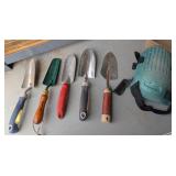 ASSTD GARDEN SPADES, KNEE PADS