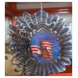AMERICAN FLAG EAGLE WIND CATCHER