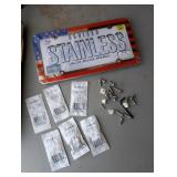 LICENSE PLATE FRAME, MACHINE SCREWS, NUTS, OTHER