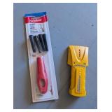 NICHOLSON FILE HANDLE, ZIRCON STUD FINDER