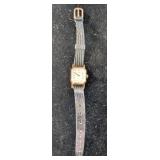 TIMEX QUARTZ WATCH W/EMBOSSED LEATHER BAND