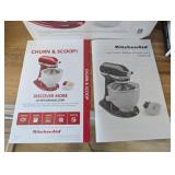 KITCHENAID ATTACHMENT FOR CHURN & SCOOP  ICECREAM