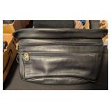 COACH BLACK LEATHER FANNY PACK #2