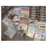ASSTD BOOKS, QUILTING, CROSS-STITCH, AFGHANS,